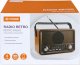Głośnik Hykker Radio RETRO z Bluetooth, USB i czytnikiem kart 6