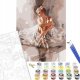 BRUSHME Malowanie po numerach BRUSHME, 40x50 cm, balerina w obłoku czułości, 1 szt. 1