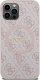 Guess Guess GUHMP12MG4GFRP iPhone 12/12 Pro 6.1" różowy/pink hardcase 4G Collection Leather Metal Logo MagSafe 19