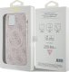 Guess Guess GUHMP12MG4GFRP iPhone 12/12 Pro 6.1" różowy/pink hardcase 4G Collection Leather Metal Logo MagSafe 24
