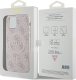 Guess Guess GUHMP12MG4GFRP iPhone 12/12 Pro 6.1" różowy/pink hardcase 4G Collection Leather Metal Logo MagSafe 8