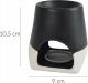 Homea Ceramiczny kominek na tealight i wosk zapachowy, 10,5 cm 2
