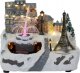 Dekoracja świąteczna Fééric Lights and Christmas Ruchoma scenka zimowa z wieżą Eiffla 2