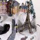 Dekoracja świąteczna Fééric Lights and Christmas Ruchoma scenka zimowa z wieżą Eiffla 5