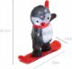 Dekoracja świąteczna Fééric Lights and Christmas Dekoracja zimowa LED, pingwin na desce, 30,3 cm 5
