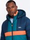 Kurtka męska Ombre Sportowa kolorowa kurtka męska w stylu retro granatowo-pomarańczowa V3 OM-JALP-0175 M 2
