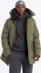 Kurtka męska Ombre Outdoorowa długa męska kurtka parka   oliwkowa V4 OM-JALJ-0201 L 3