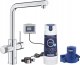 Bateria kuchenna Grohe GROHE ZESTAW BLUE PURE VENTO WYLEWKA STAŁA, FILTR S CHROM.  30560000 1
