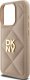 DKNY DKNY DKHCP15XPQDSLE iPhone 15 Pro Max 6.7" beige/beige Quilted Stack Logo 6