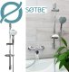 Bateria prysznicowa Sotbe SOTBE MALSELVA bateria prysznicowa + drążek LARK 80 cm 1