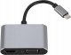 Stacja/replikator Bounn Adapter TYPE C/HDMI 4k 30hz+VGA 5
