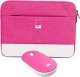 Etui Pantone Bundle Sleeve + mouse pink 1