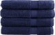 vidaXL Ręczniki premium SOLUND, 4 szt., granatowe, 100x200 cm 1