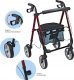 Armedical Podpórka rehabilitacyjna 4-kołowa Prestig Ultra light srebrna AR-006 2