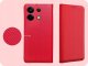 Hello Case ETUI Z KLAPKĄ DO Redmi Note 13 Pro 5G / Poco X6 5G CZERWONE MAGNETYCZNE 4