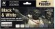 Vallejo Vallejo: 70.151 - Model Color - Figure - Black & White (8 x 18 ml) 1