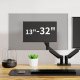 VETOUSON Gazowy Uchwyt na 2 Monitory Dwa x 13-32 cale Regulowany Biurkowy 7
