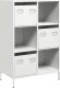 vidaXL vidaXL Szafka, biała, 68x39x103,5 cm, stal 2