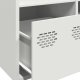 vidaXL vidaXL Szafka, biała, 68x39x103,5 cm, stal 10
