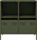vidaXL vidaXL Szafka, oliwkowa, 68x39x73,5 cm, stal walcowana na zimno 4