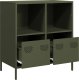 vidaXL vidaXL Szafka, oliwkowa, 68x39x73,5 cm, stal walcowana na zimno 5