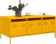 vidaXL vidaXL Stolik kawowy, musztarda, 101,5x50x43,5 , stal 2
