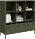 vidaXL vidaXL Szafka, oliwkowa, 101,5x39x103,5 cm, stal 1