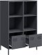 vidaXL vidaXL Szafka, antracytowa, 68x39x103,5 cm, stal 4