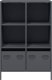 vidaXL vidaXL Szafka, antracytowa, 68x39x103,5 cm, stal 5