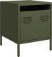 vidaXL vidaXL Szafki nocne, 2 szt., oliwkowa zieleń, 35x39x43,5 cm, stal 5