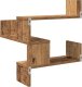 vidaXL Narożna półka ścienna, stare drewno, 40x40x49,5 cm 7