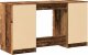 vidaXL Biurko, stare drewno, 140x50x77 cm, materiał drewnopochodny 6