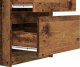 vidaXL Biurko, stare drewno, 140x50x77 cm, materiał drewnopochodny 8