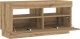 vidaXL Szafka pod TV z oświetleniem LED, dąb artisan, 80x35x40 cm 9