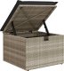 vidaXL vidaXL 2-cz sofa ogrodowa z poduszkami, jasnoszary, rattan PE i akacja 4