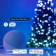Lampki choinkowe Twinkly Twinkly Candies - 100 Lampki w kształcie świeczki RGB LEDs, przezroczysty przewód, USB-C 5