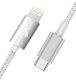 Kabel USB eXtremestyle Kabel pleciony PD do telefonu ze złączem Apple Lightning 30 cm 1