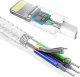 Kabel USB eXtremestyle Kabel pleciony PD do telefonu ze złączem Apple Lightning 30 cm 3