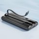 Awei AWEI PowerBank z wbudowanym kablem        Lightning/USB-C P77K 10000mAh czarny/black 22.5W 11