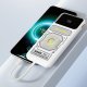 Awei AWEI PowerBank z wbudowanym kablem        Lightning/USB-C P77K 10000mAh czarny/black 22.5W 4