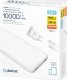 Powerbank Platinet Powerbank 10000mAh + ładowarka sieciowa 230V USB-C 20W + kabel USB-C -> USB-C 1m PLATINET biały (45998) 1