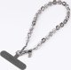 Uniq UNIQ Coehl Candy Gem Handstrap            uniwersalny sznurek do telefonu na rękę srebrny/silver sparkling 2