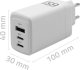Ładowarka Qoltec 1x USB-A 2x USB-C  (51822) 12