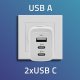 Ładowarka Qoltec 1x USB-A 2x USB-C  (51822) 7