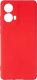 Beline Beline Etui Silicone Moto G85 5G czerwony/red 2