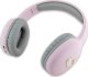 Słuchawki HelloKitty Hello Kitty słuchawki nauszne Bluetooth HKBHA1BKHLMP różowe/pink Metal Logo 1