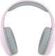 Słuchawki HelloKitty Hello Kitty słuchawki nauszne Bluetooth HKBHA1BKHLMP różowe/pink Metal Logo 2