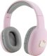 Słuchawki HelloKitty Hello Kitty słuchawki nauszne Bluetooth HKBHA1BKHLMP różowe/pink Metal Logo 5