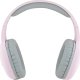 Słuchawki HelloKitty Hello Kitty słuchawki nauszne Bluetooth HKBHA1BKHLMP różowe/pink Metal Logo 6
