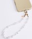 Uniq UNIQ Coehl Perla Handstrap uniwersalny    sznurek do telefonu na rękę biały/white pearl 2
